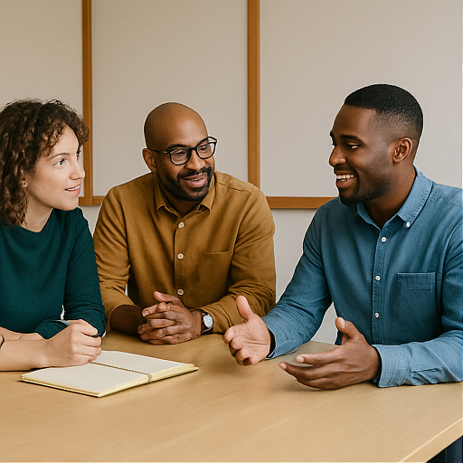Personne travaillant sur ordinateur, illustrant l’IA et la citoyenneté numérique.